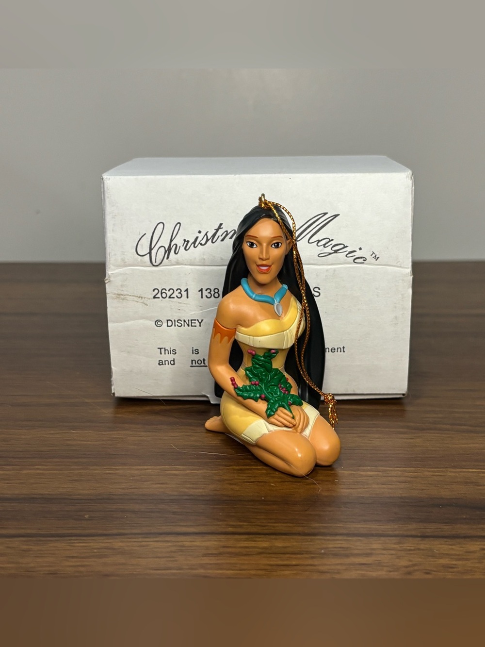 Pocahontas Christmas Magic Disney Grolier Christmas Ornament 26231